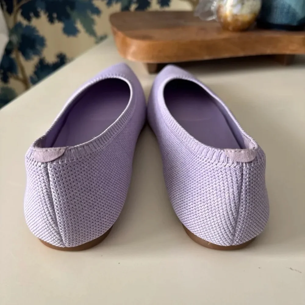 Vivaia Pointed-Toe Ballet Flats (Aria 5°) in Lavender size 39.5 or US 8.5 - Picture 12 of 12